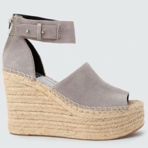 Dolce Vita Gray Suede Wedges